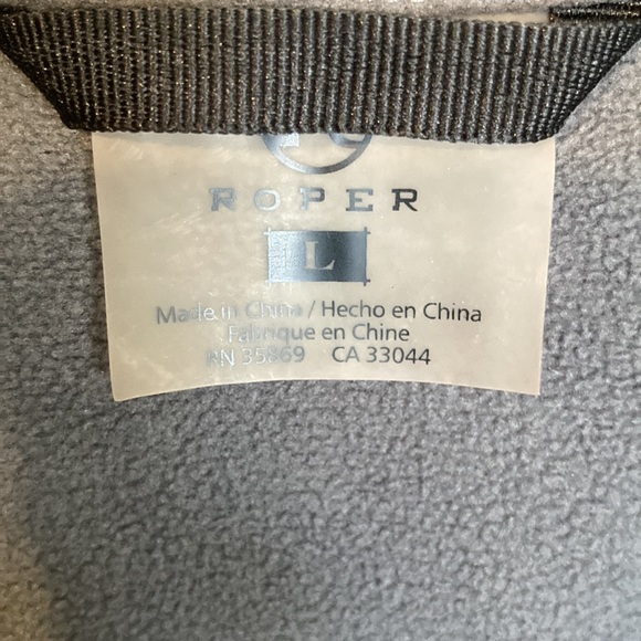 Men’s fleece Lined Roper Vest with Pockets - Picture 3 of 6